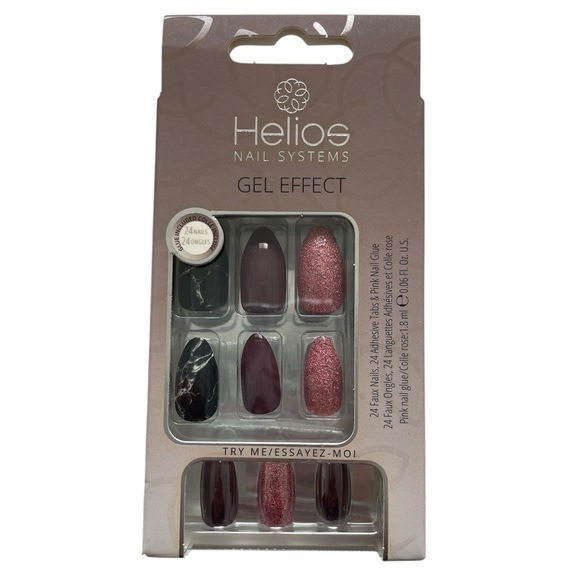 Helios Other - Helios Nail Systems Gel Effect 24 Faux Nails